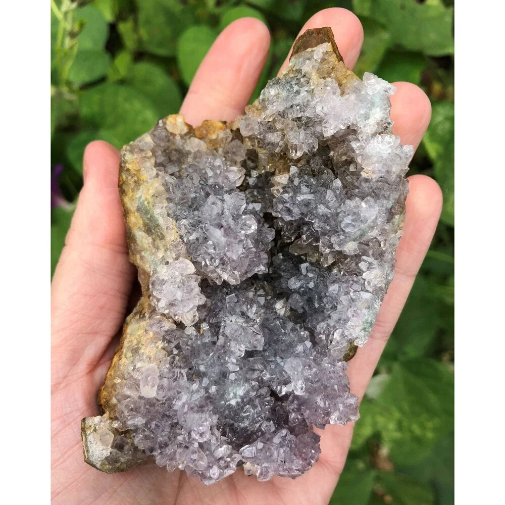 Amethyst Stalactite Crystal Cluster Uruguay Purple Druzy, February Birthstone 18